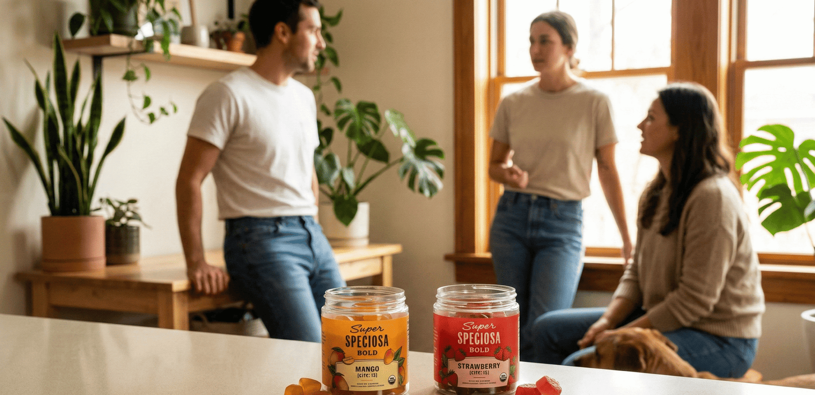 Strawberry Extra Strength Kratom Gummies - Image 3